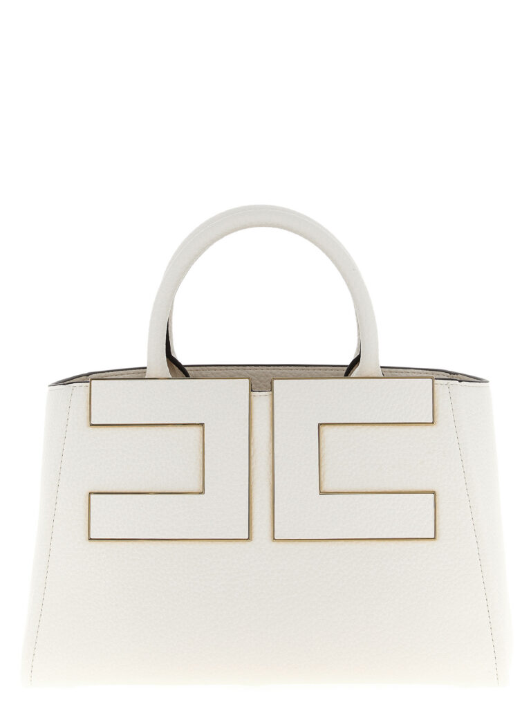 Elisabetta Franchi бяла тоут чанта