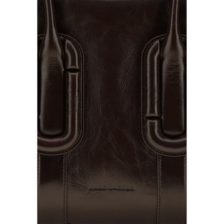 Marc Jacobs кафява кожена дамска чанта Bos Taurus - Image 4