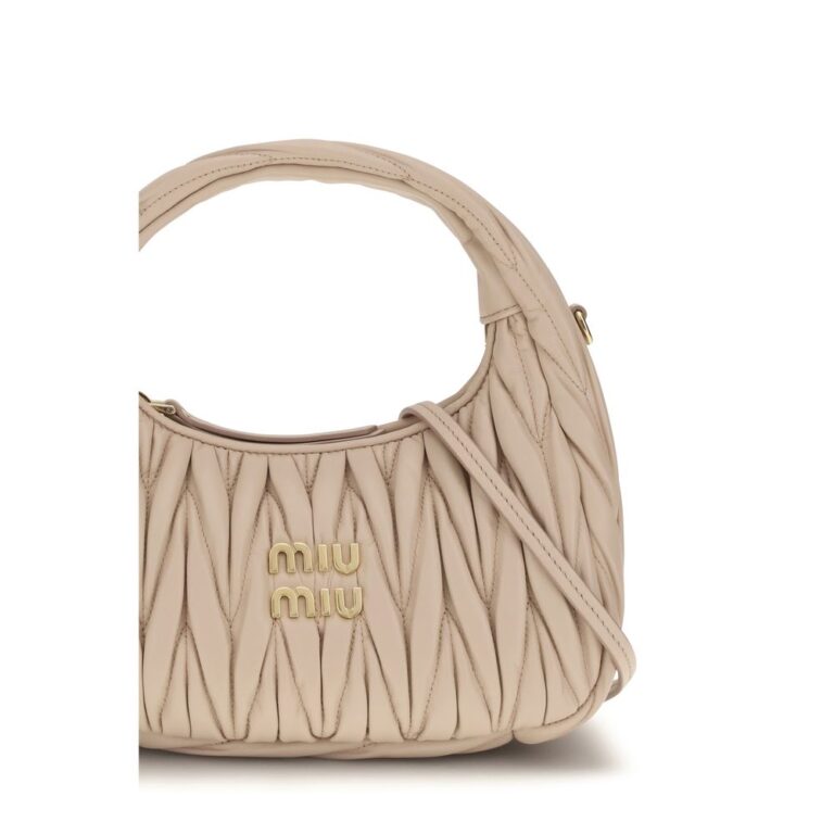 Miu Miu бежова кожена дамска чанта - Image 4