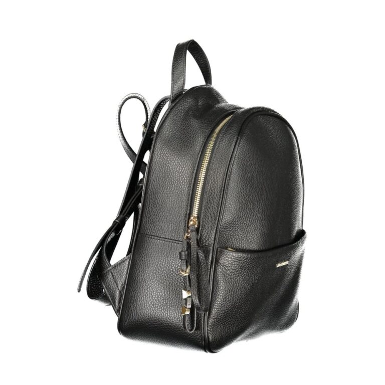Coccinelle черна кожена дамска раница - Image 3