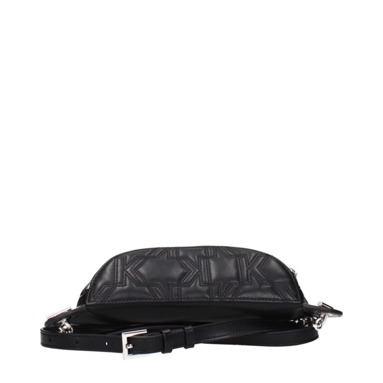 Karl Lagerfeld черна кожена раница - Image 3
