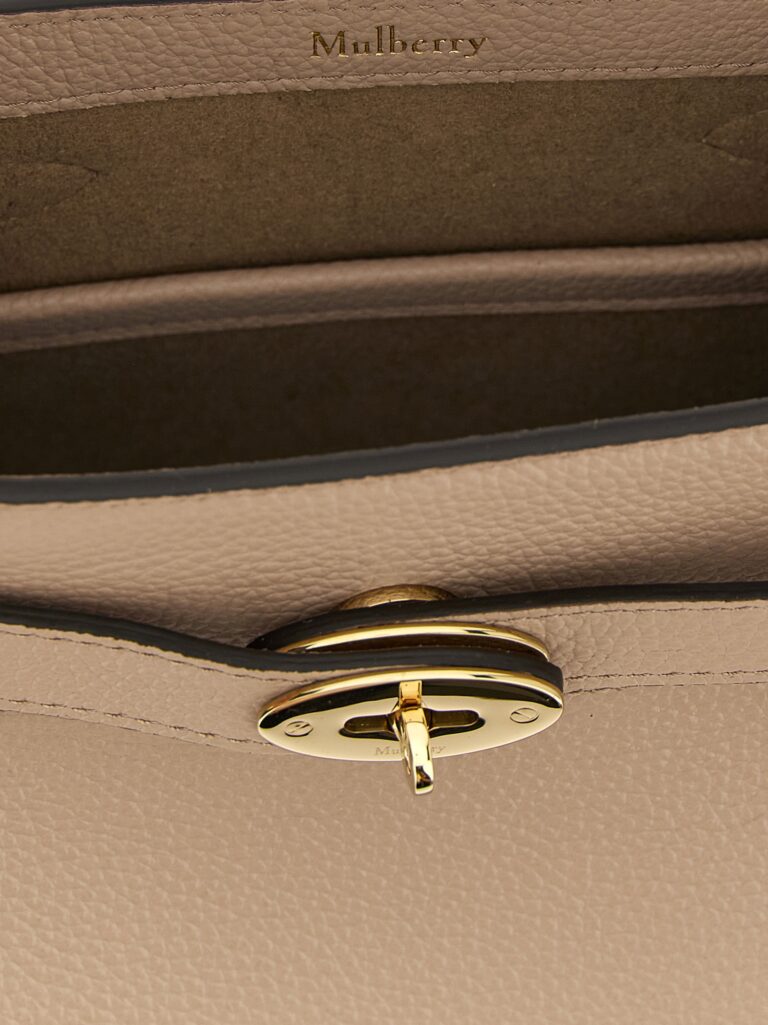 Mulberry сива кожена чанта през тялото - Image 4