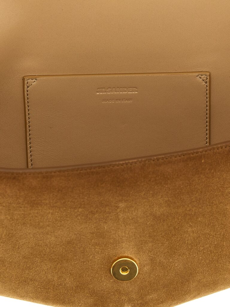 Jil Sander кафява кожена чанта за рамо - Image 4