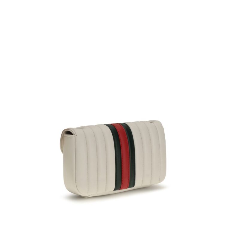 Gucci бяла кожена чанта за рамо - Image 3