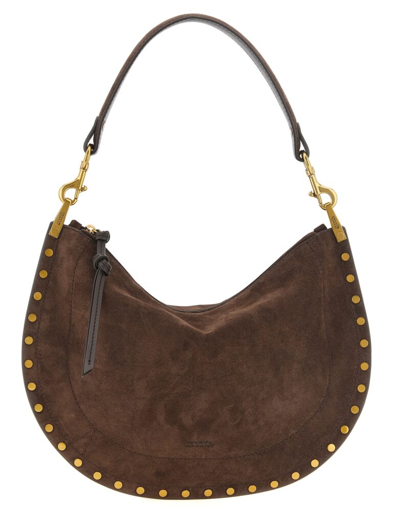 Isabel Marant кафява кожена дамска чанта