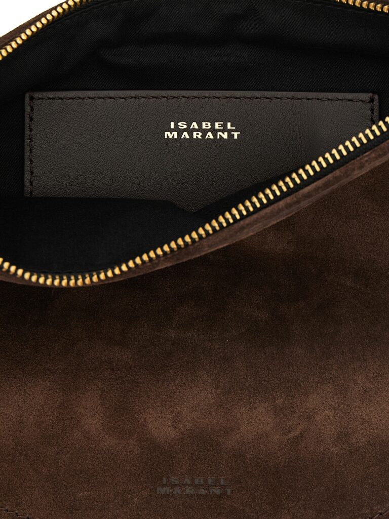 Isabel Marant кафява кожена дамска чанта - Image 4