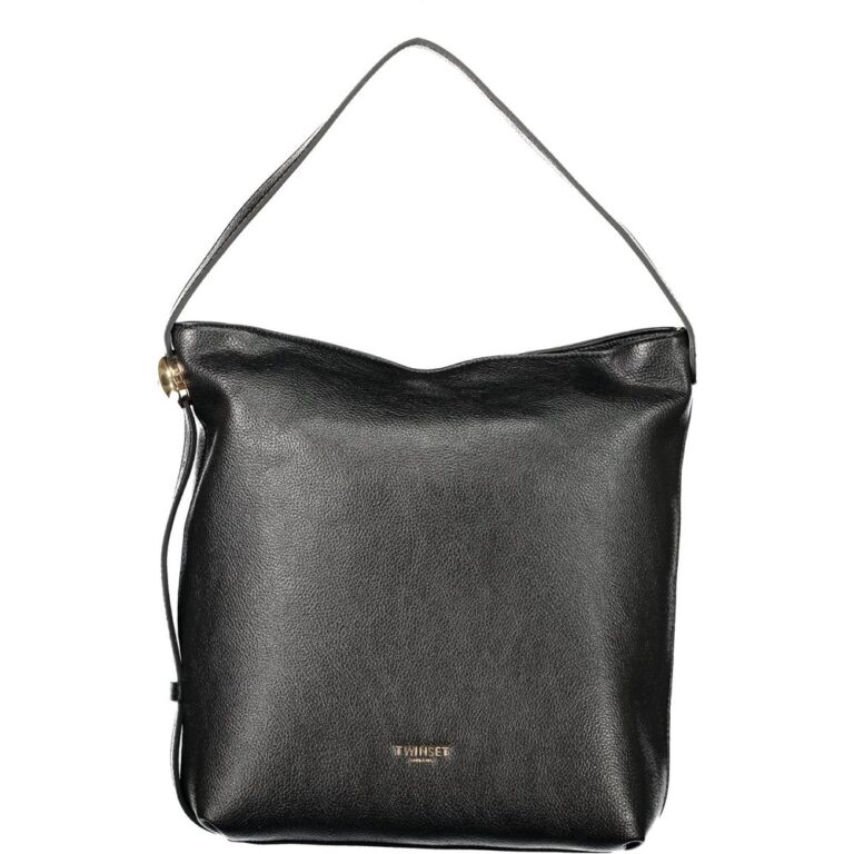 Twinset черна дамска чанта от полиетилен