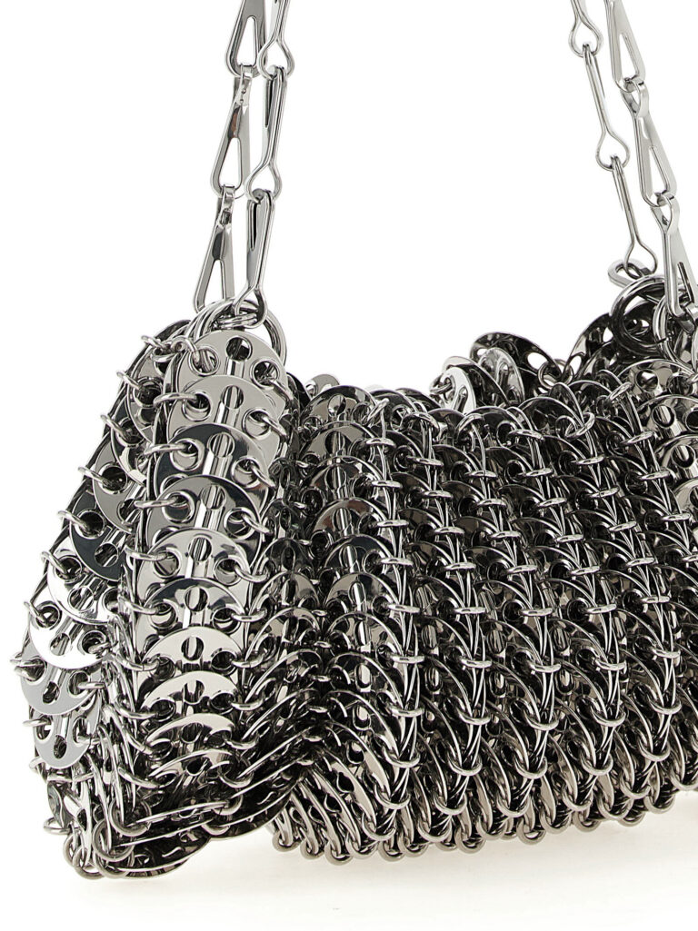 Paco Rabanne сребриста чанта за рамо от неръждаема стомана - Image 3