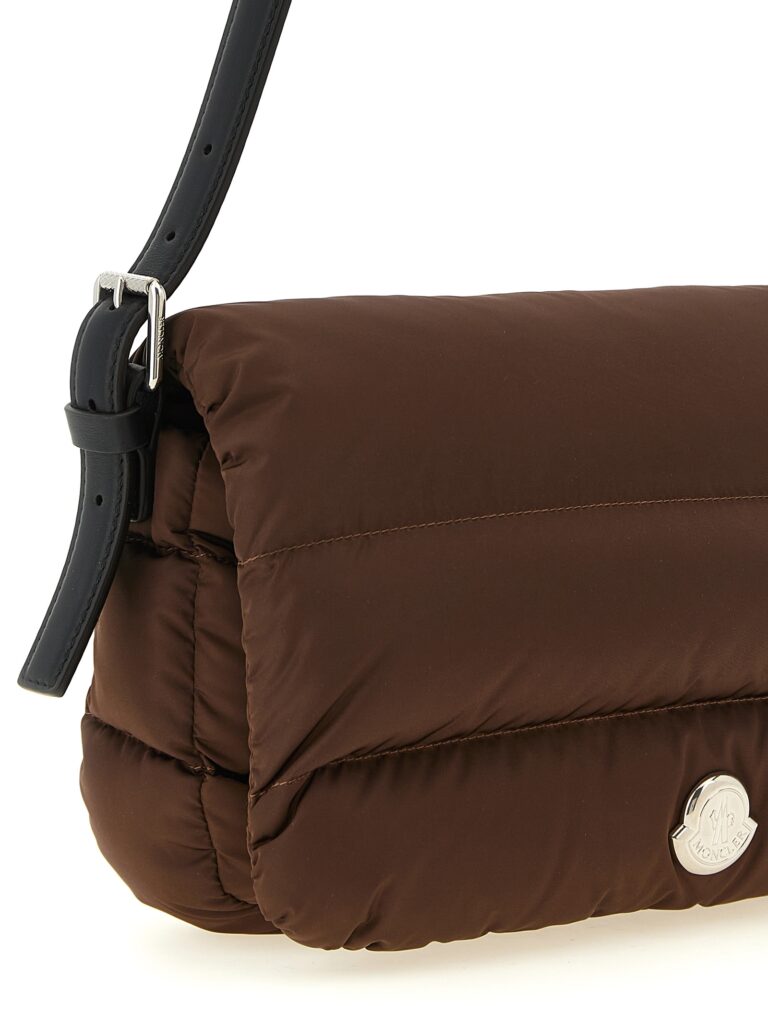 Moncler кафява чанта за рамо от полиамид - Image 3