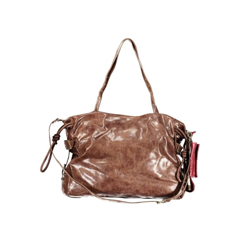 Desigual кафява дамска чанта от полиуретан - Image 2