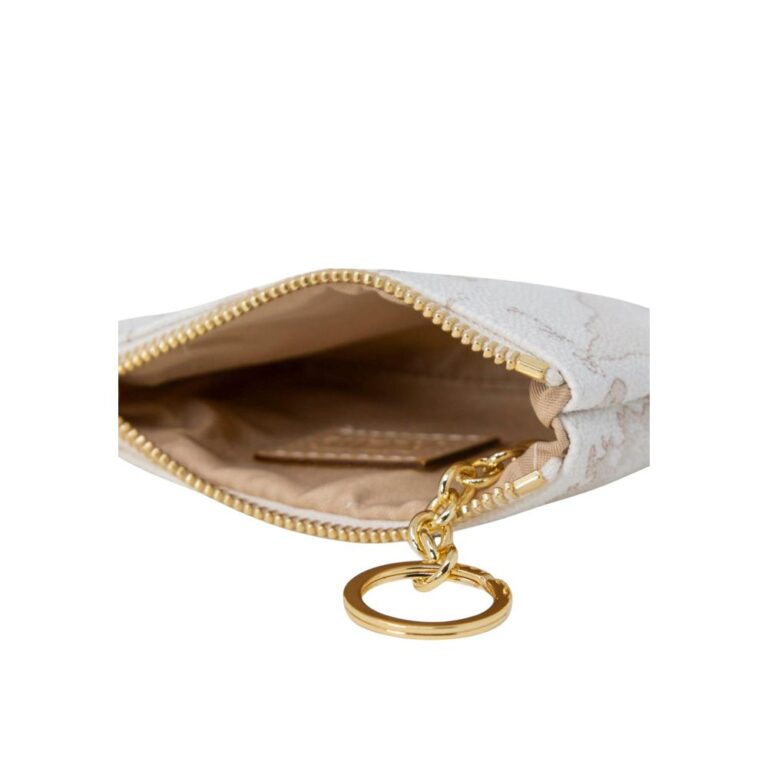 Alviero Martini Prima Classe бяла полиетиленова клъч чанта - Image 3