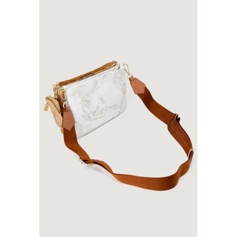 Alviero Martini Prima Classe бежова кожена дамска чанта - Image 4