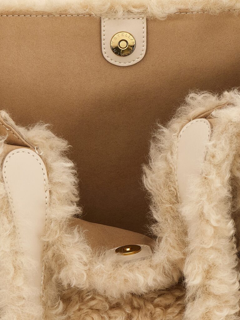 Stella McCartney бежова тоут чанта от полиестер - Image 4