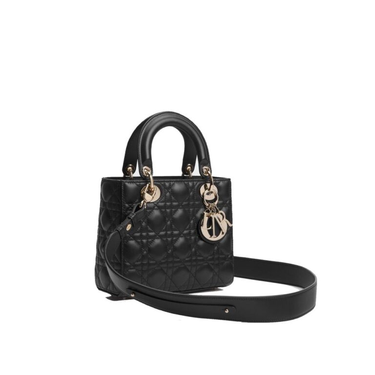 Dior черна кожена чанта за рамо - Image 2