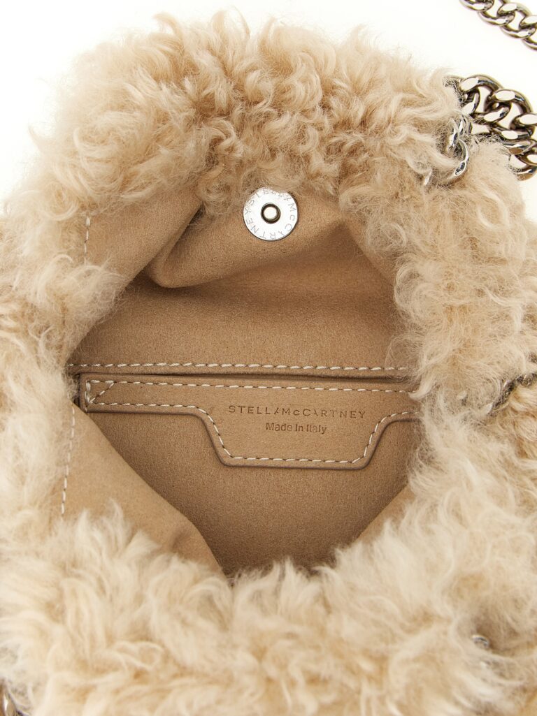 Stella McCartney бежева дамска чанта от полиестер - Image 4