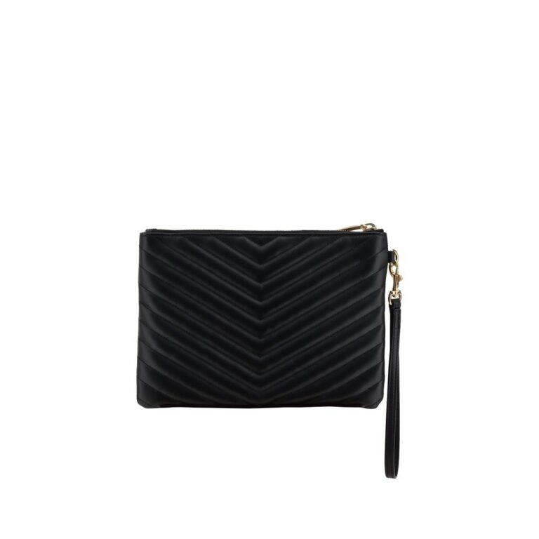 Saint Laurent черна кожена клъч чанта - Image 2