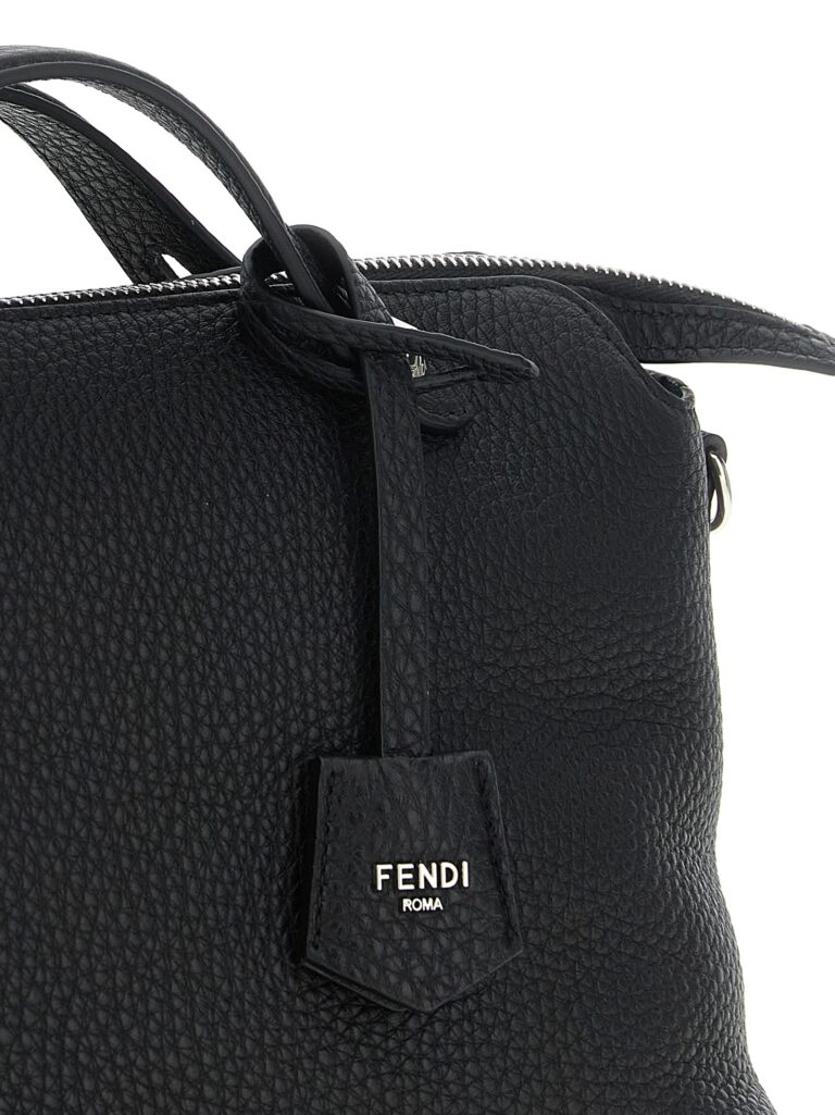 Fendi черна кожена дамска чанта - Image 3