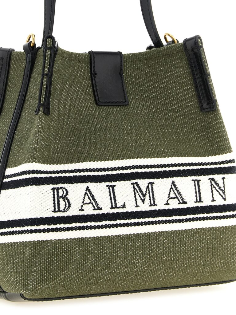 Balmain двуцветна памучна дамска чанта - Image 3