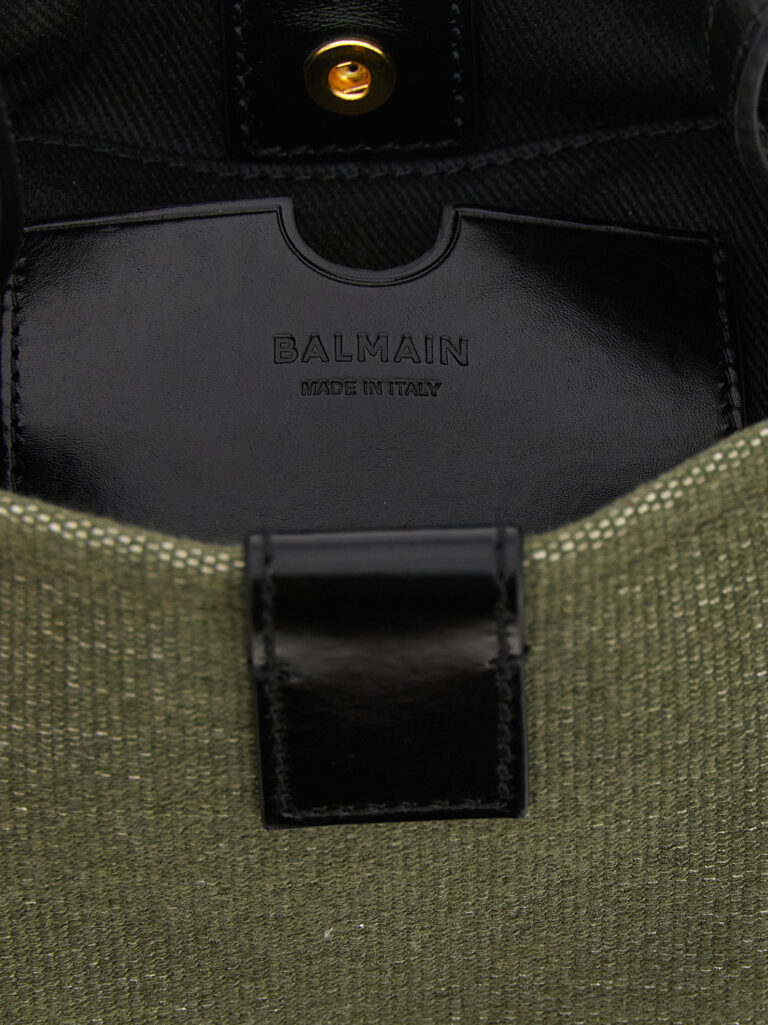 Balmain двуцветна памучна дамска чанта - Image 4