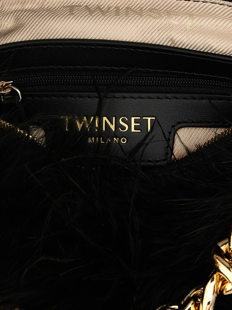 Twinset черна клъч чанта от полиестер - Image 4