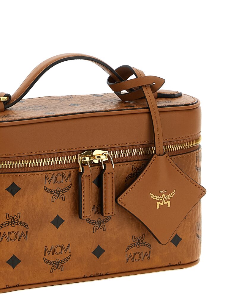 MCM кафява полиетиленова чанта през тялото - Image 3