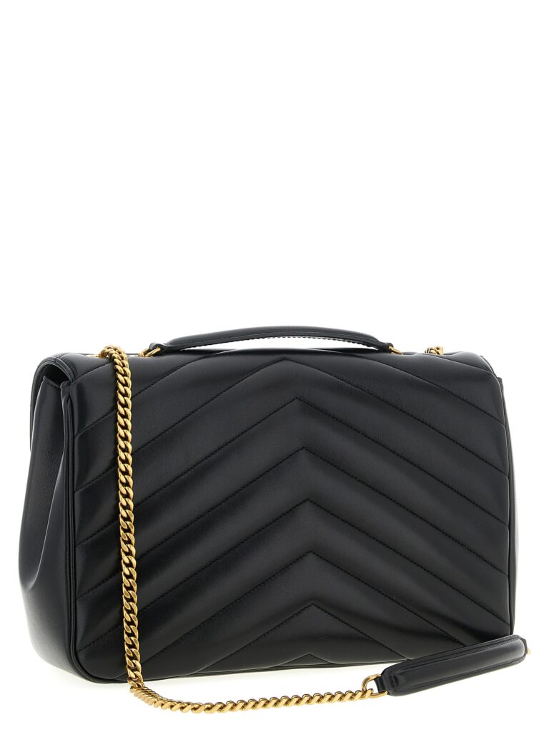 Saint Laurent черна кожена чанта за рамо - Image 2