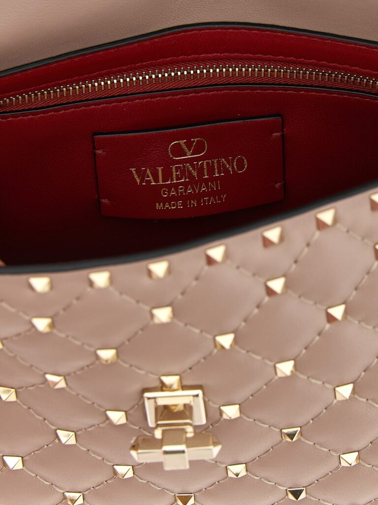 Valentino Garavani многоцветна кожена чанта за рамо - Image 4
