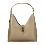 Furla зелена кожена дамска чанта
