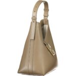 Furla зелена кожена дамска чанта - Image 3