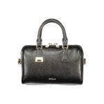 Furla черна кожена дамска чанта