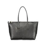 Furla черна кожена дамска чанта