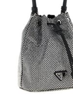 Prada сива дамска чанта от вискоза - Image 3
