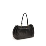 Balenciaga черна кожена чанта за рамо от телешка кожа Bos Taurus - Image 3