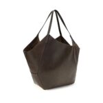 Brunello Cucinelli кафява дамска чанта от телешка кожа Bos Taurus - Image 3