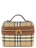 Burberry бежева полиетиленова чанта през тялото