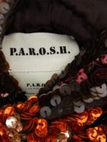 P.A.R.O.S.H. кафява чанта за рамо от полиамид - Image 4