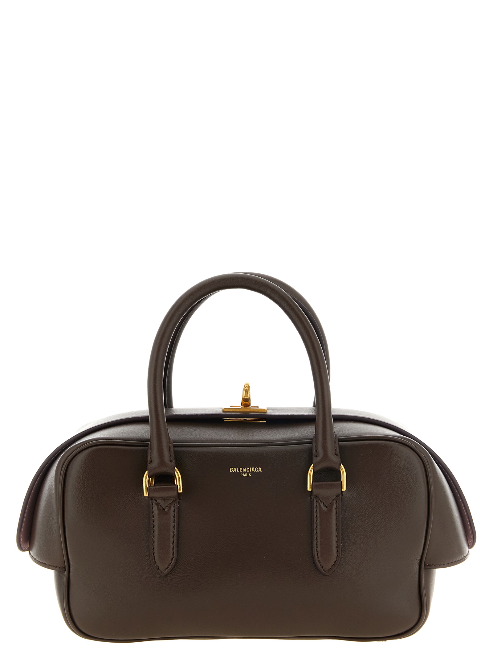 11202510.jpeg Balenciaga кафява кожена дамска чанта - Image 1