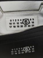 MM6 Maison Margiela черна кожена клъч чанта - Image 4