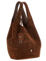 Polo Ralph Lauren кафява кожена тоут чанта - Image 3