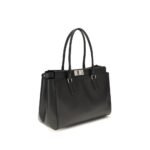 Fendi черна кожена чанта за рамо - Image 2