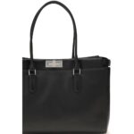 Fendi черна кожена чанта за рамо - Image 4