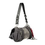 Desigual черна дамска чанта от памук - Image 3