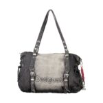 Desigual черна памучна дамска чанта