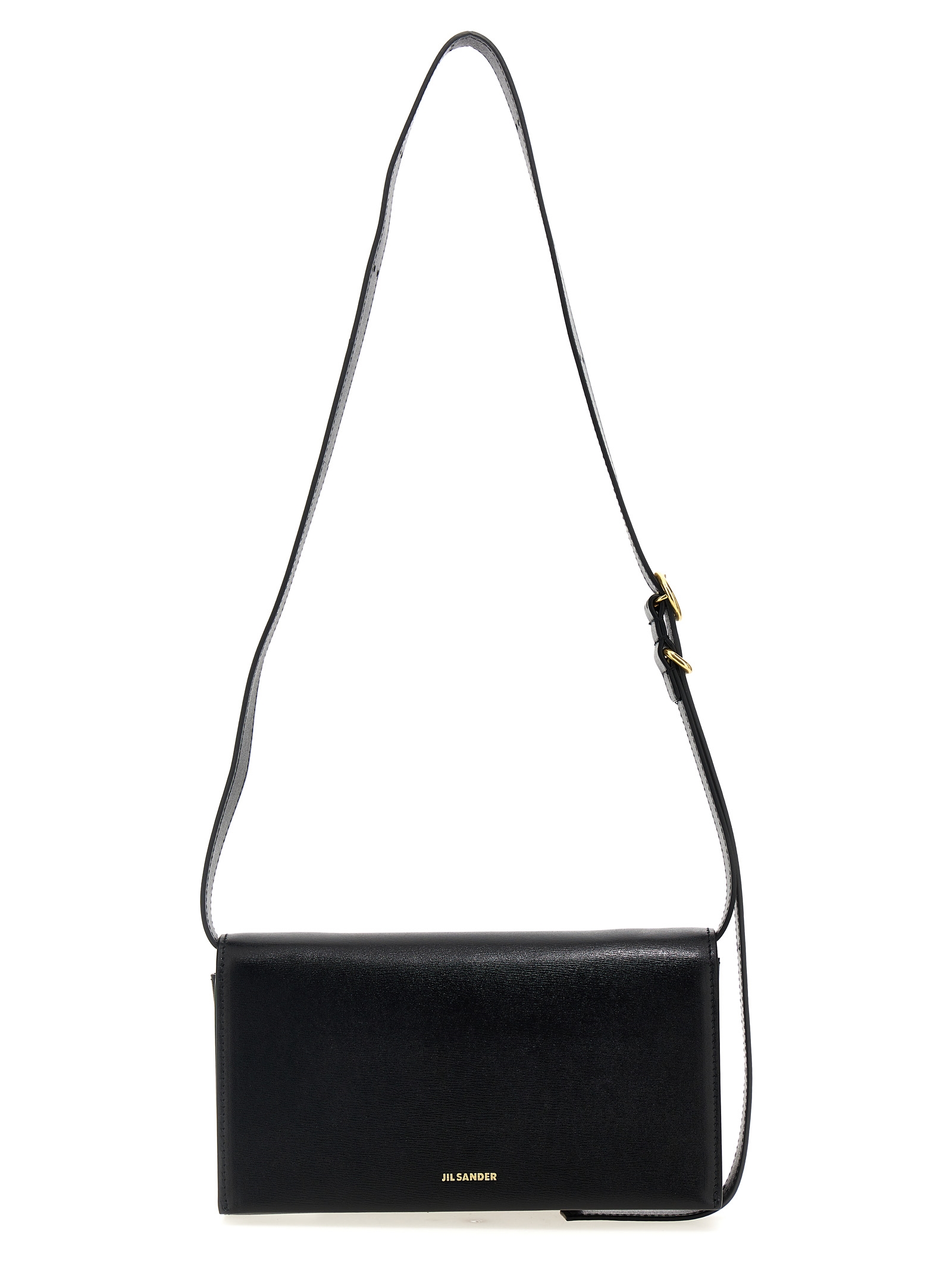 11225057.jpeg Jil Sander черна кожена чанта през тялото - Image 1