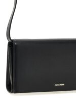 Jil Sander черна кожена чанта през тялото - Image 3
