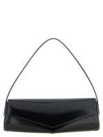 Jil Sander черна кожена чанта за рамо