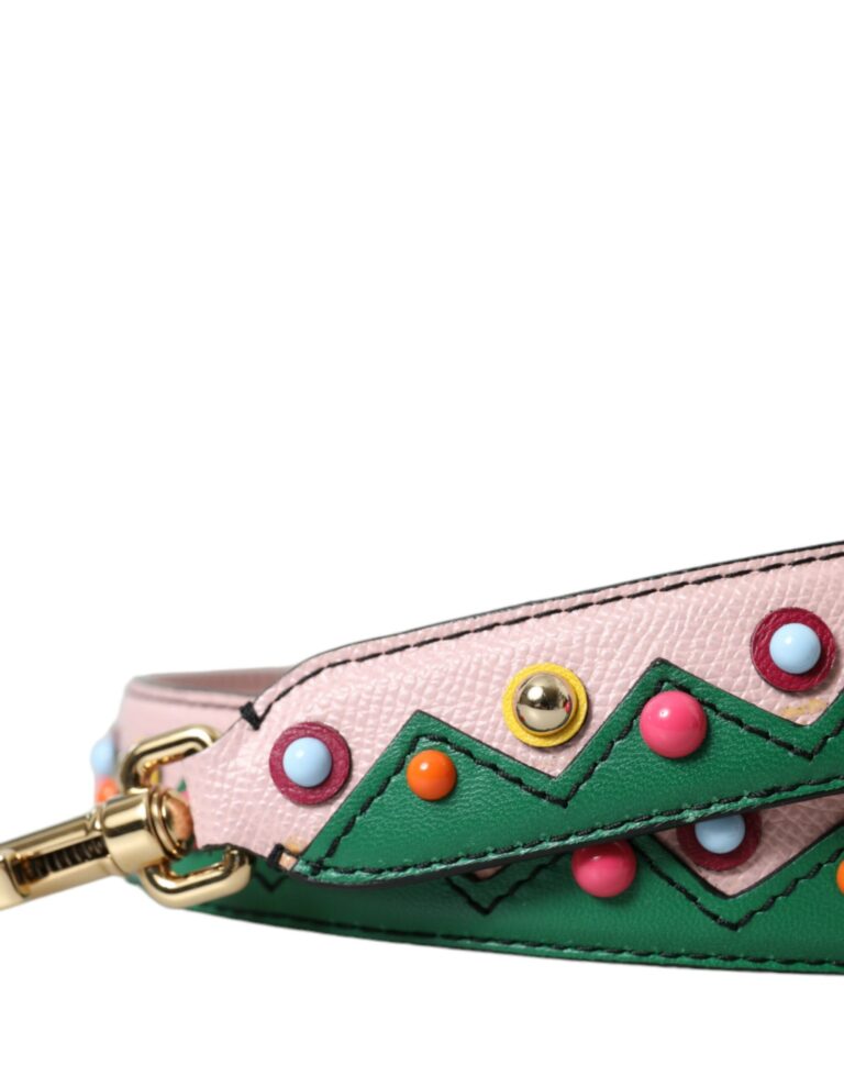 Dolce & Gabbana розова кожена презрамка за дамска чанта - Image 2