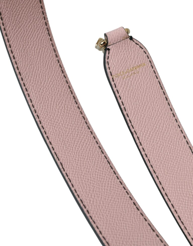 Dolce & Gabbana розова кожена презрамка за дамска чанта - Image 5