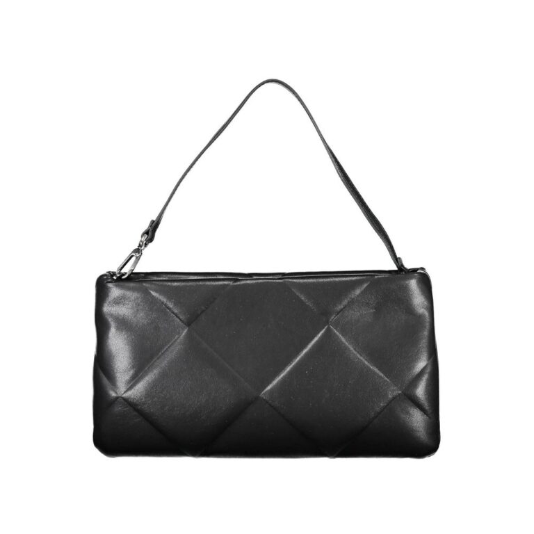 Calvin Klein черна дамска чанта от полиестер - Image 2