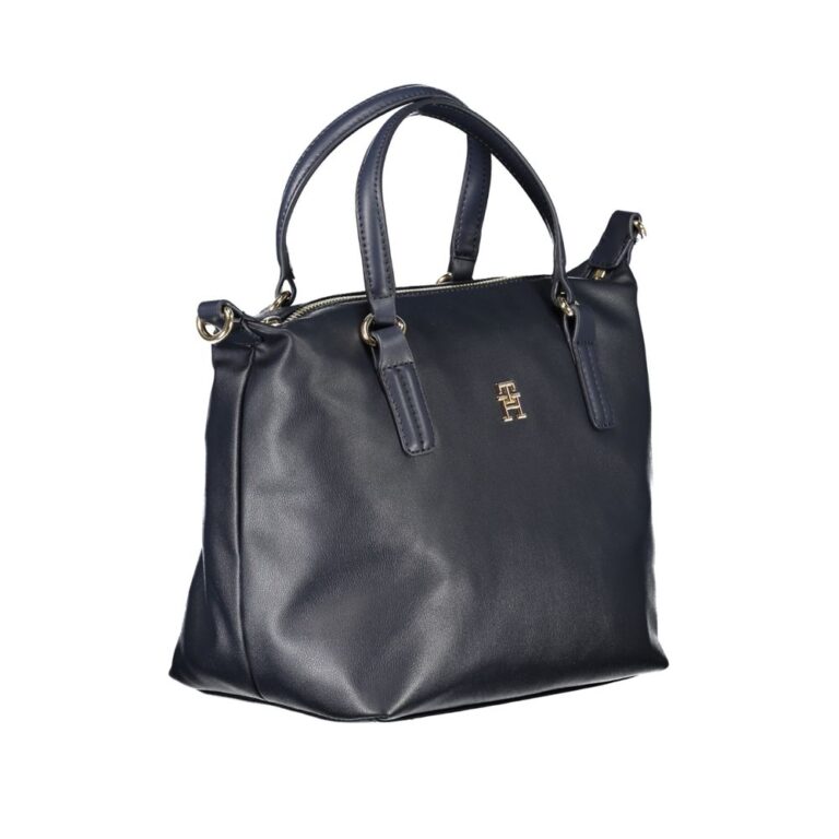 Tommy Hilfiger синя дамска чанта от полиестер - Image 3